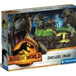 Clementoni 19206 Jurassic World 3 Dino-Landschaft, kreativer Baukasten zum Gestalten einer urzeitlichen Landschaft