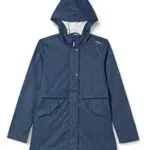 CMP - Kinder-Regenjacke mit fester Kapuze, Schwarz Blau
