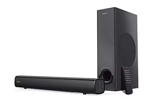 CREATIVE Stage 2.1 Kanal Soundbar mit Subwoofer für TV