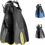 Cressi Palau Saf Fins - Einstellbare Kurze Flossen zum Schwimmen und Schnorcheln