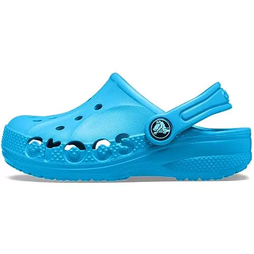 Crocs Baya Clogs Unisex Clogs für Kinder Wasserfreundlich und schnell trocknend Ocean Größe 34-35