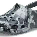 Crocs unisex-adult Classic Printed Camo Clog Clog, Slate Grey Camo