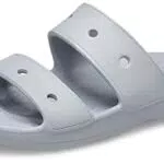 Crocs Unisex Classic Crocs Sandalen, Hellgrau