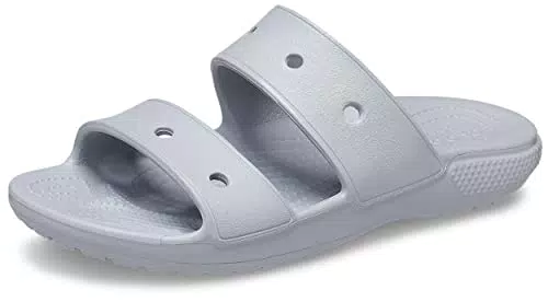 Crocs Unisex Classic Crocs Sandalen, Hellgrau