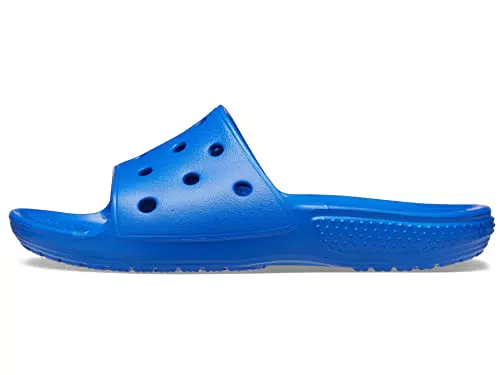Crocs Unisex Kinder Classic Slide K Holzschuh, Blue Bolt