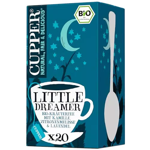 Cupper Bio Kräutertee mit Kamille, Zitronenmelisse und Lavendel