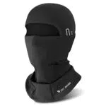 CYCLESPEED Sturmhaube Motorrad Fahrrad Balaclava Winter Skimaske für Herren Damen Gesichtshaube Warm Winddicht Atmungsaktiv für Laufen Outdoor-Aktivitäten Schwarz