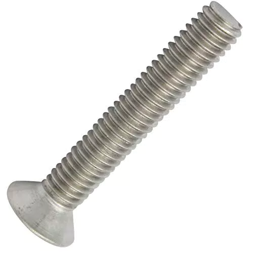 D2D, VPE: 50 Stück - Senkschrauben Größe M4 x 12 mm mit Vollgewinde und TX - ISO 14581 / DIN 965 aus Edelstahl A2 V2A - Senkkopfschrauben