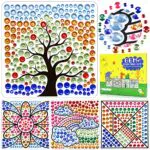 DazSpirit Suncatcher Bastelsets für Kinder, Fenster Edelstein Bastelsets für Kinder im Alter von 6 7 8 9 10 Jahren