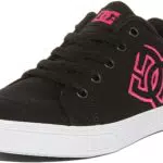 DC Shoes Mädchen Chelsea Sneaker, Black Pink Stencil