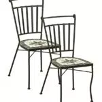 Dehner Mosaikstuhl Diana, 2er Set, je ca. 88 x 50 x 50 cm