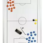 Derbystar Unisex Fussball Taktiktafel, Weiß, 90 x 60 cm EU