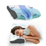 Derila Memory Foam Kissen Kopfkissen Nackenkissen ergonomisches Seitenschläferkissen für Seiten