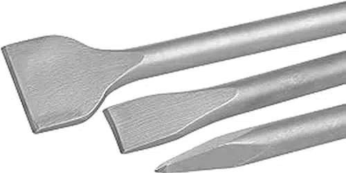 DeWalt Meißel-Set 3-teilig, hochwertiges SDS-plus Meißel Set bestehend aus 1 Spitzmeißel und 2 Flachmeißeln