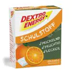 DEXTRO ENERGY SCHULSTOFF ORANGE - 12x50g - prickelnder Traubenzucker für jede Prüfung