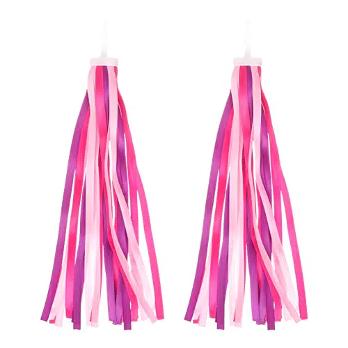 Didiseaon Bicycle Streamers 1 Paar Quasten Lenkerbänder Roller für Fahrrad Griffe Dekoration Zubehör Rosa
