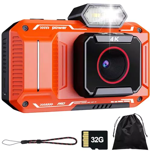 Digitalkamera 4K 1080P Digital Kompaktkamera Fotokamera