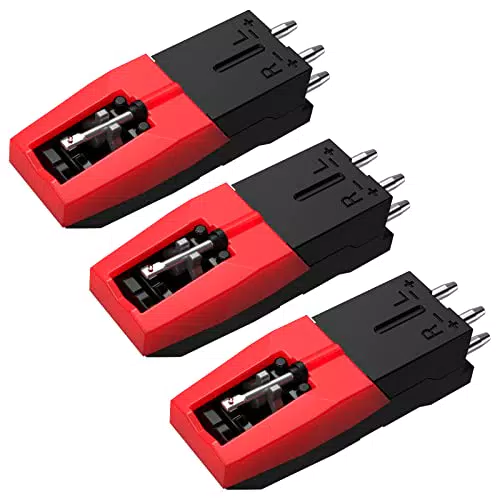 DIGITNOW Plattenspieler-Nadeln, Stylus-Ersatznadeln mit Patrone