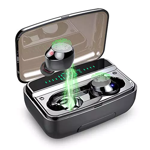 Donerton Bluetooth Kopfhörer, Kabellos Bluetooth in Ear Headset mit Ladebox 150H Stunden Spielzeit