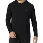donhobo Herren Sport Shirt Langarm Laufshirt Pullover Sweatshirts Fitness Hoodies Running Gym Tops mit Daumenlöcher