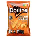 Doritos Nacho Cheese -Tortilla Nachos mit Käse Geschmack - Herzhafter Snack zum Knabbern aus Mais