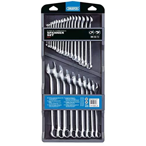 Draper 26696 Metrischer Hi-Torq-Ringmaulschlüssel-Satz