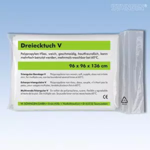 Dreiecktuch V reinweiß