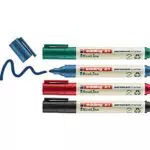 edding 21 Ecoline Permanentmarker Set - bunte Farben - 4 Stifte - Rundspitze 1
