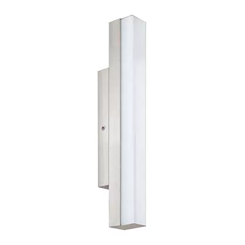 EGLO LED Wandlampe Torreta, Spiegelleuchte, Wandleuchte Bad aus Metall und Glas