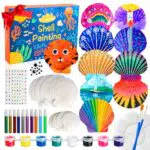 Eleanore's Diary Muscheln Bemalen Kinder Set, Steine Bastelsets Malsets für Kinder