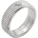EMPORIO ARMANI Herren-Edelstahlband-Ring, EGS298804011