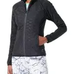 energetics Damen Baya Jacke, Black/AOP, 36
