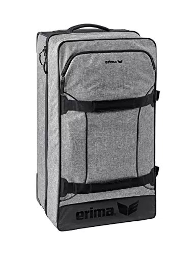 Erima Rollkoffer Travel Line Travel Trolley Grau Melange