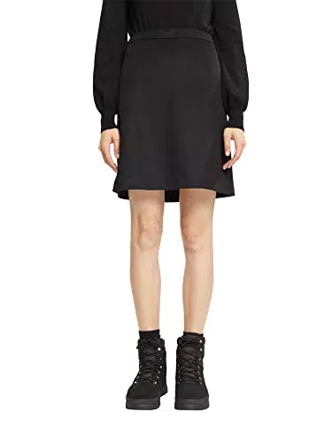 ESPRIT Collection Damen 992eo1d306 Rock, Schwarz