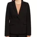 ESPRIT Collection Damen Blazer 991eo1g306, Schwarz, 42