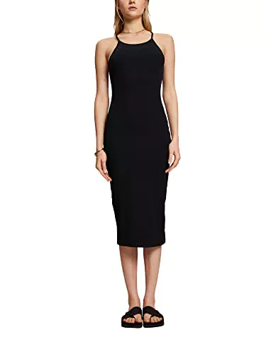 ESPRIT Damen 063CC1E302 Kleid, 001/BLACK