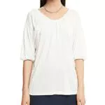 ESPRIT Damen 082EO1K311 T-Shirt, 110/OFF White