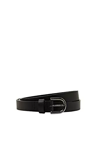 ESPRIT Damen 102CA1S301 Gürtel, 001/BLACK, 90