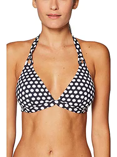 ESPRIT Damen Bikinioberteil CROSBY BEACH padded halterne Schwarz