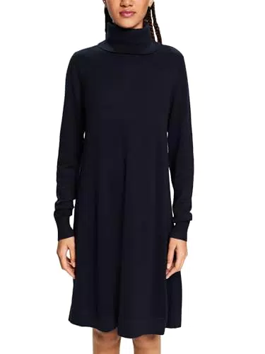 ESPRIT Strick-Minikleid mit Rollkragen
