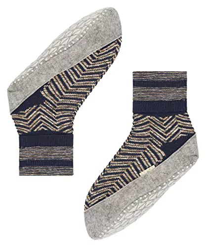 FALKE Damen Hausschuhe Cosyshoe Herringbone, Schurwolle