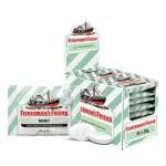 Fisherman's Friend Mint, Karton mit 24 Beuteln, Minze und Menthol Geschmack