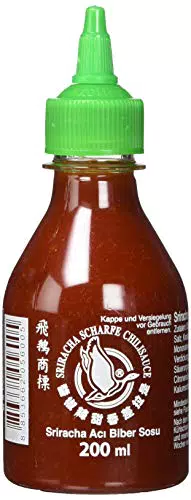 FLYING GOOSE Sriracha Chilisauce, scharf, 4er Pack,