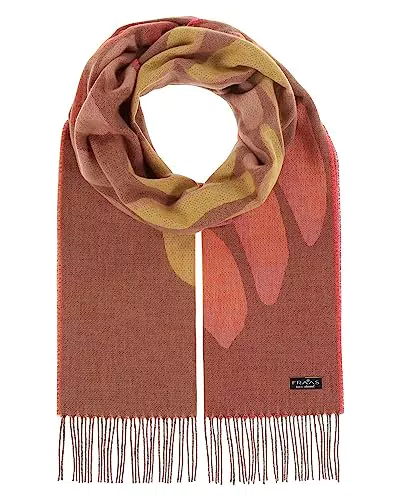FRAAS Damen-Schal aus reinem Cashmink - 34 x 200 cm - Feiner als Cashmere - Perfekt für Herbst und Winter - Sustainability Edition - Made in Germany Camel