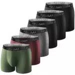 Fullluwaa Boxershorts Herren 6er Pack Retroshorts Trunks Men Unterwäsche Unterhosen Männer Baumwolle SL2XL
