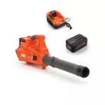 FUXTEC 40V Akku Laubbläser Set mit Lithium Akku Batterie 4Ah/EP40 + Ladestation EC20 -Besonderheit: Akku passend für alle FUXTEC 40V Geräte