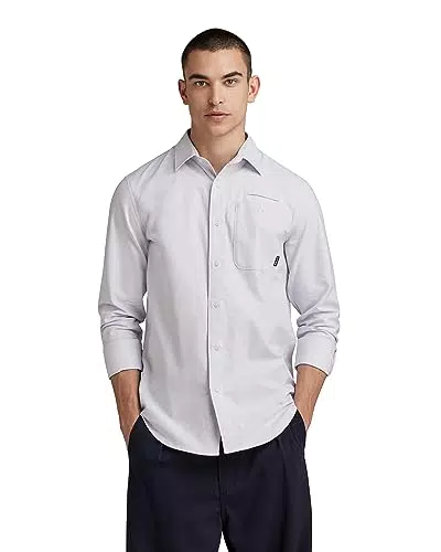 G-STAR RAW Herren Bristum 2.0 Slim Hemd, Mehrfarben