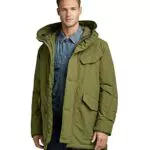 G-STAR RAW Herren Vodan Padded Hooded Parka, Grün,