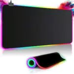 Gaming Mauspad RGB Mousepad 800x300mm XXL Gaming Mousepad groß mit 14 Beleuchtungs Modi 7 LED Farben Wasserdicht Anti Rutsch für Computer PC Professionelle Gamer