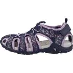 Geox J Whinberry G Sandal, Navy/DK Lilac